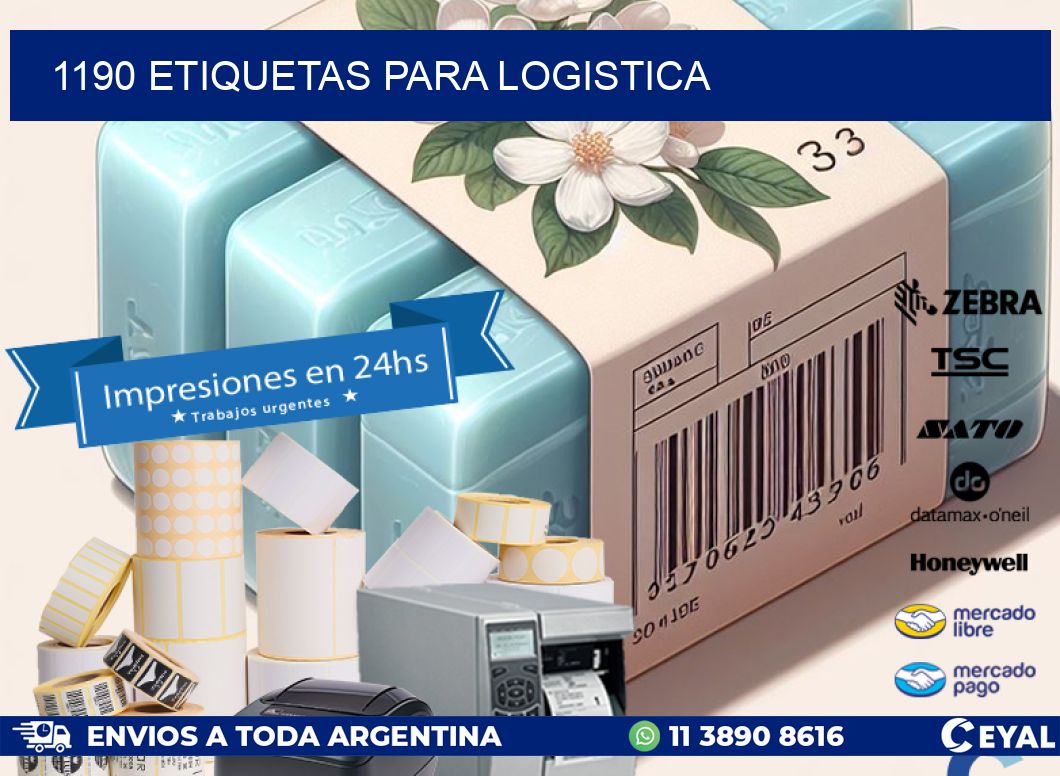 1190 ETIQUETAS PARA LOGISTICA