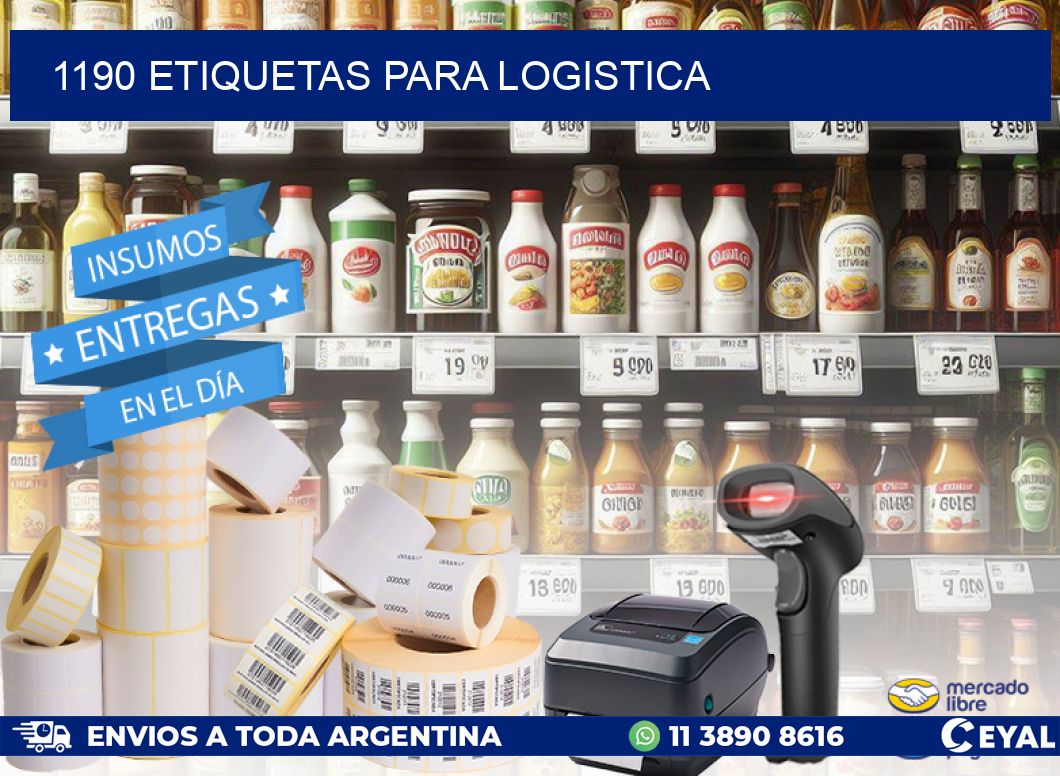 1190 ETIQUETAS PARA LOGISTICA