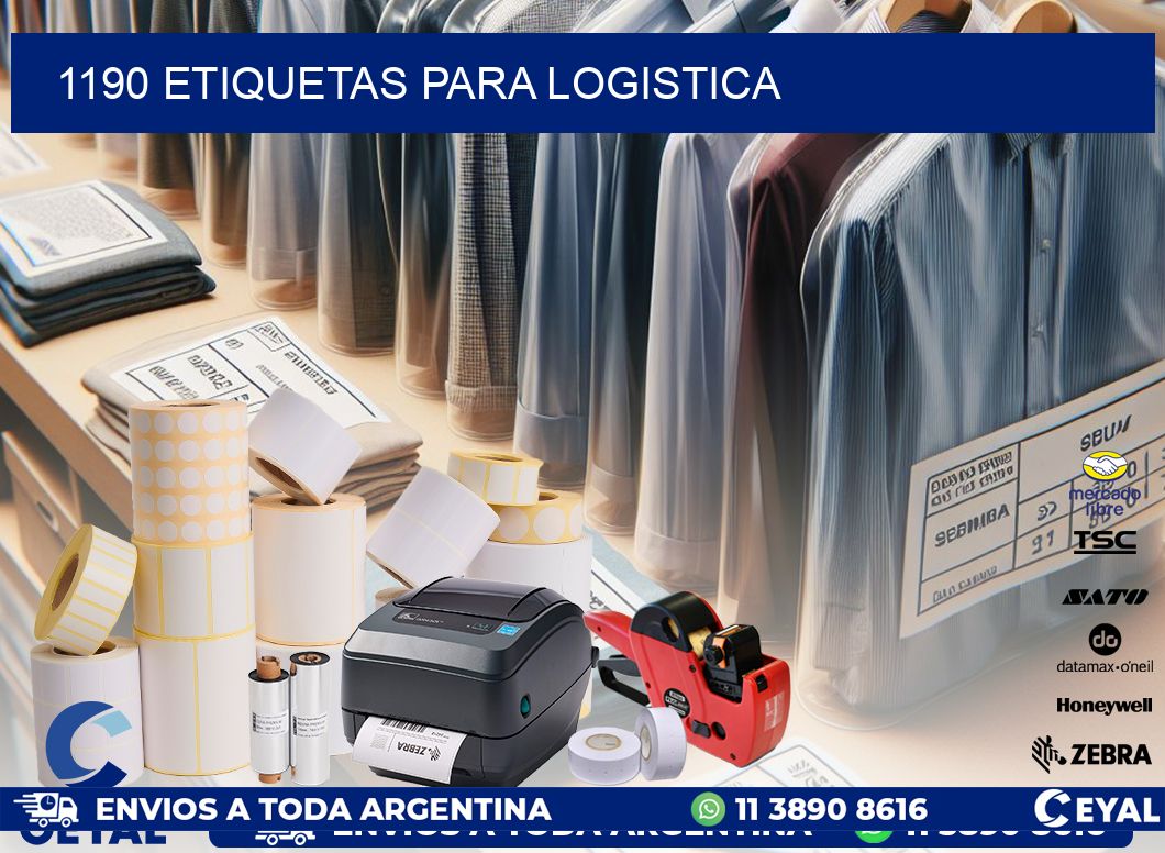 1190 ETIQUETAS PARA LOGISTICA