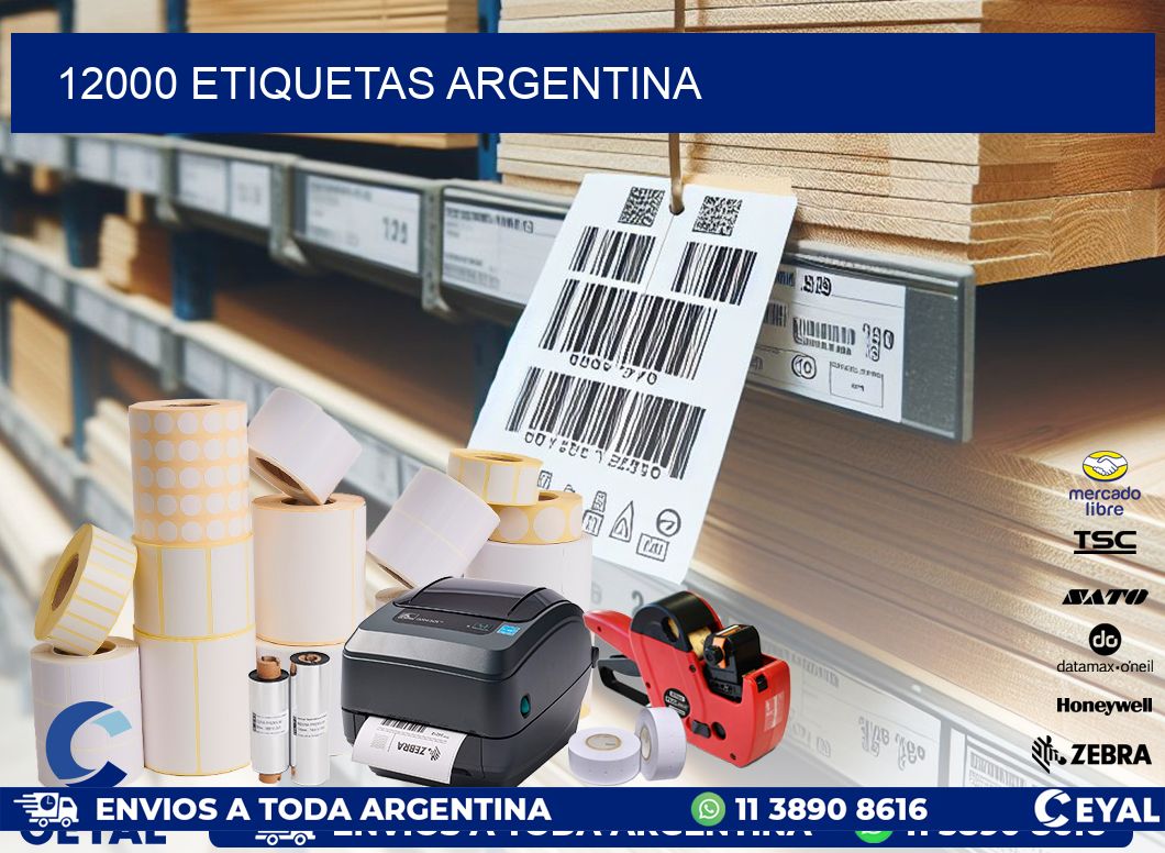 12000 ETIQUETAS ARGENTINA