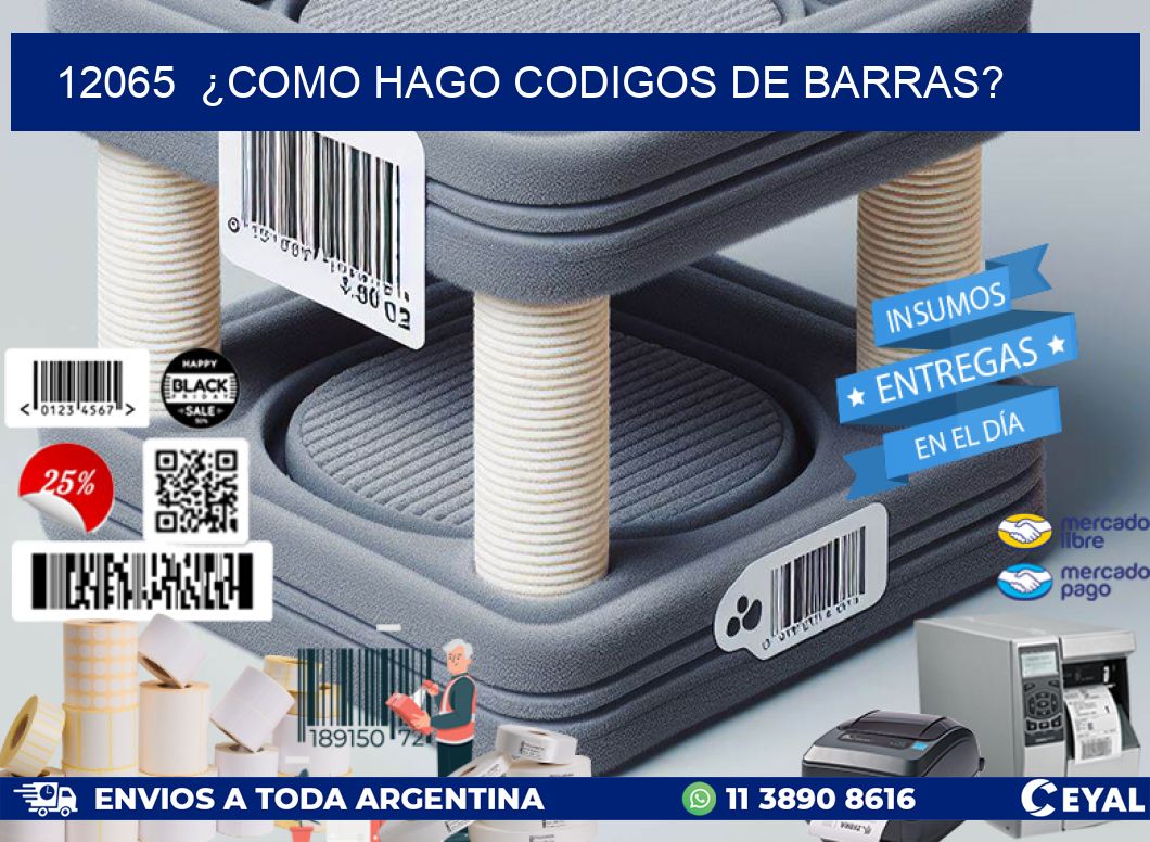 12065  ¿COMO HAGO CODIGOS DE BARRAS?