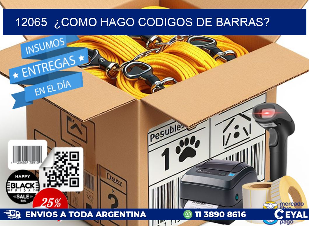 12065  ¿COMO HAGO CODIGOS DE BARRAS?