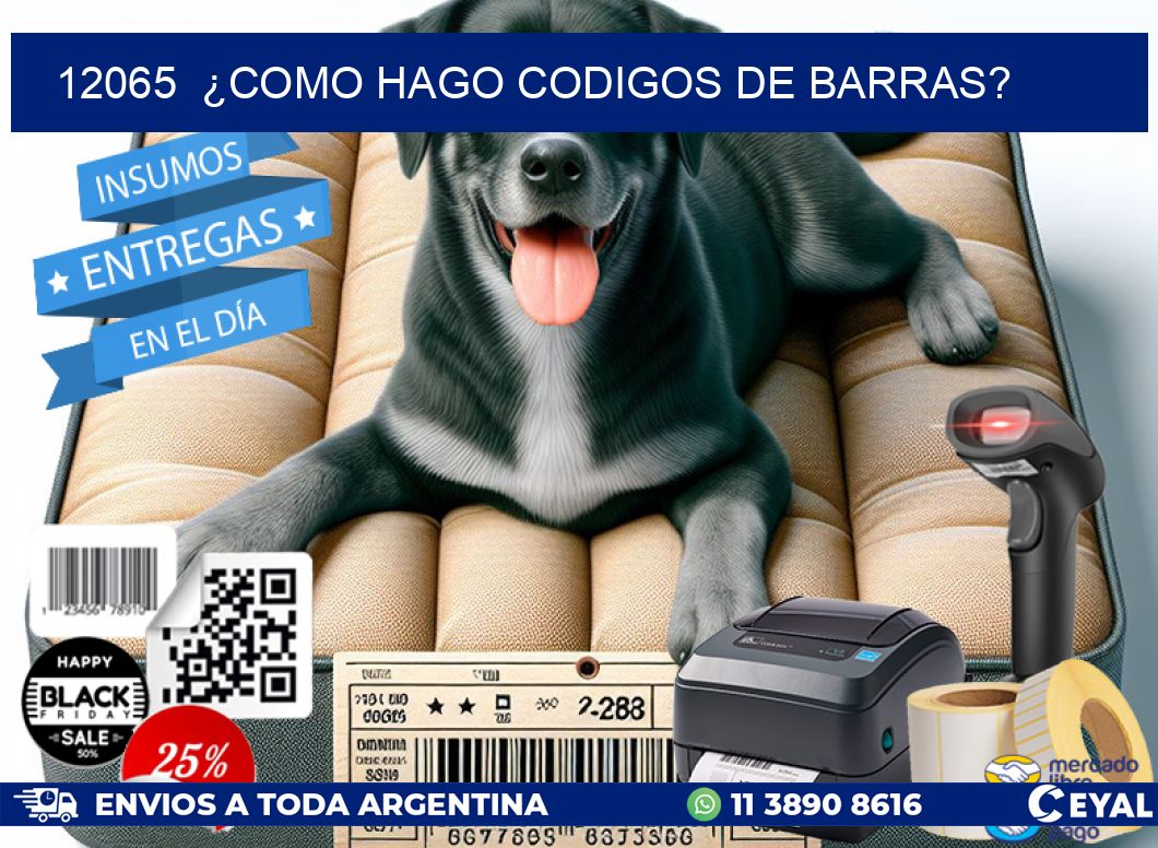 12065  ¿COMO HAGO CODIGOS DE BARRAS?