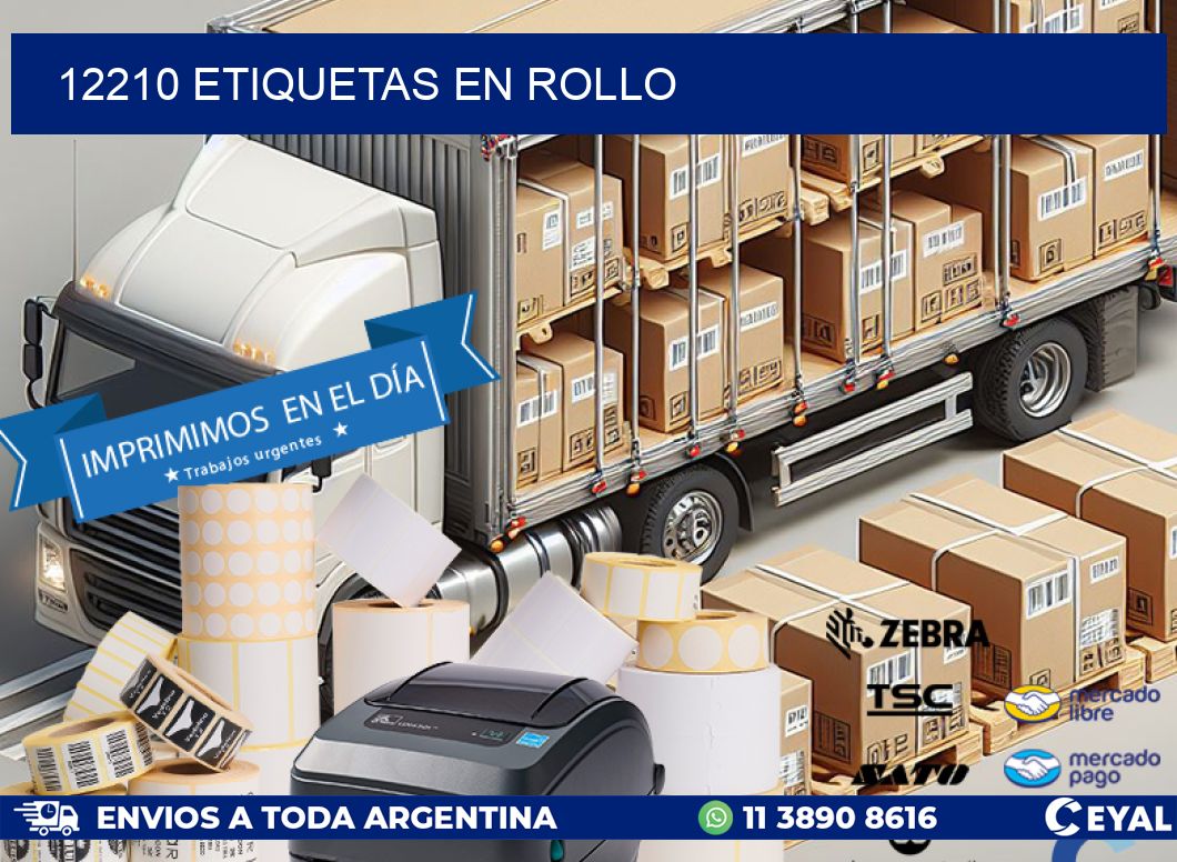 12210 ETIQUETAS EN ROLLO