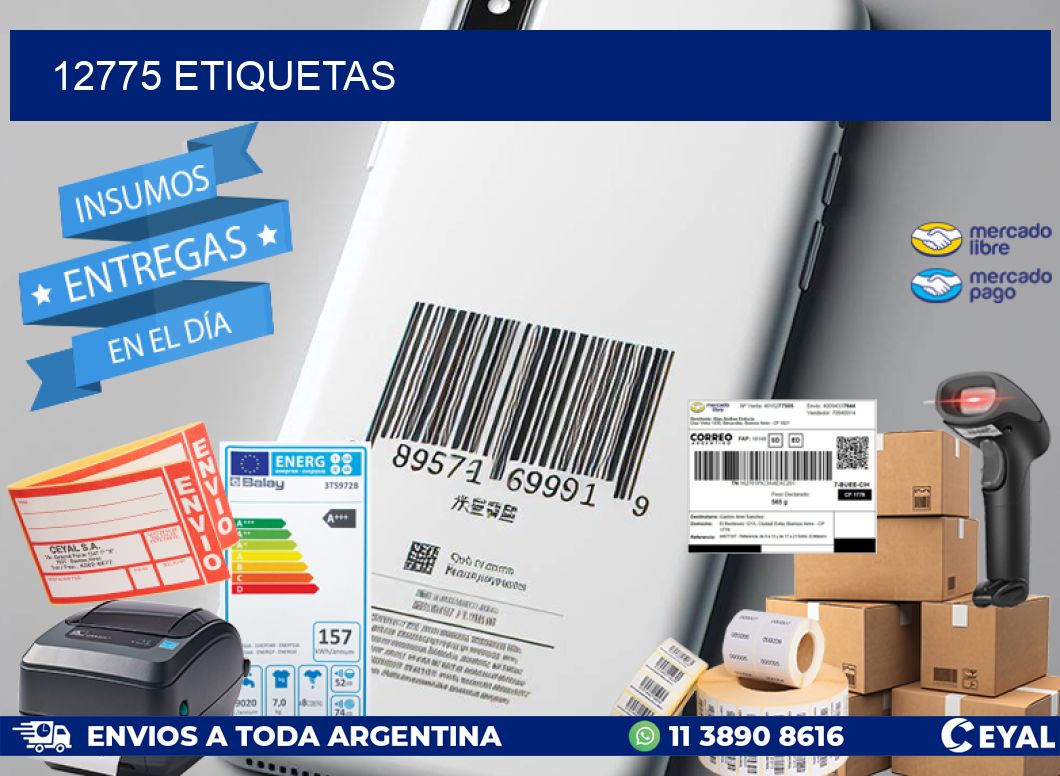 12775 ETIQUETAS