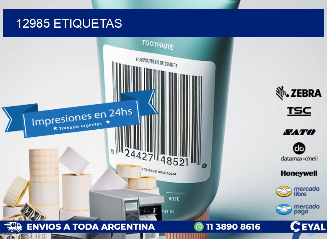 12985 ETIQUETAS