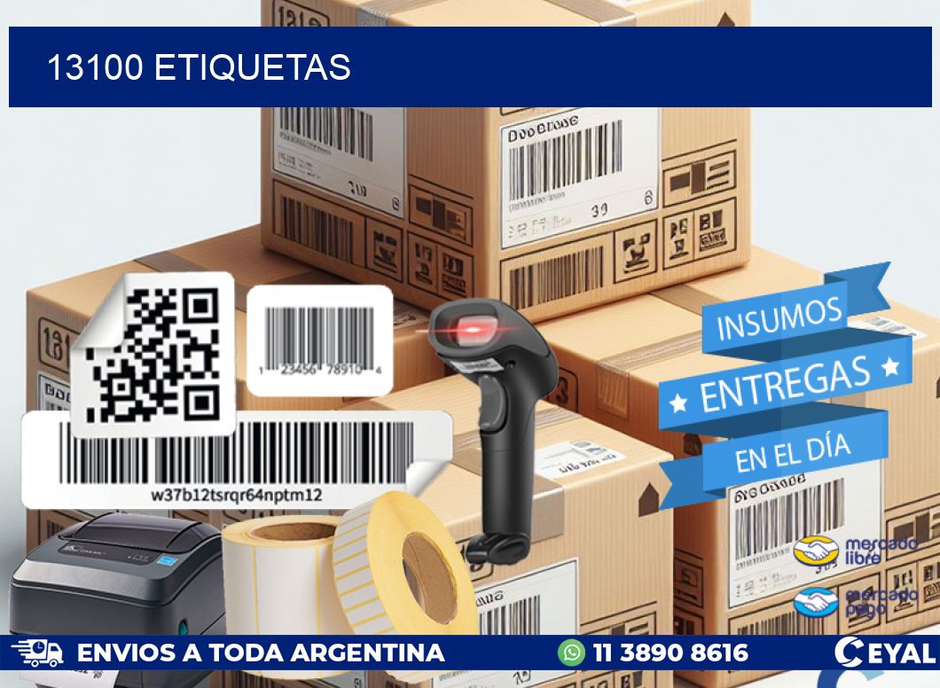 13100 ETIQUETAS