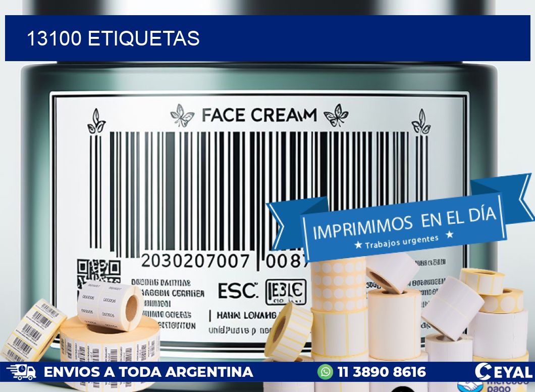 13100 ETIQUETAS