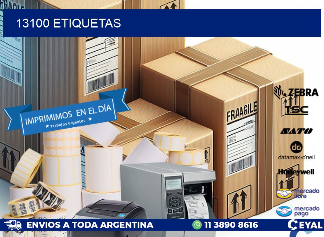 13100 ETIQUETAS