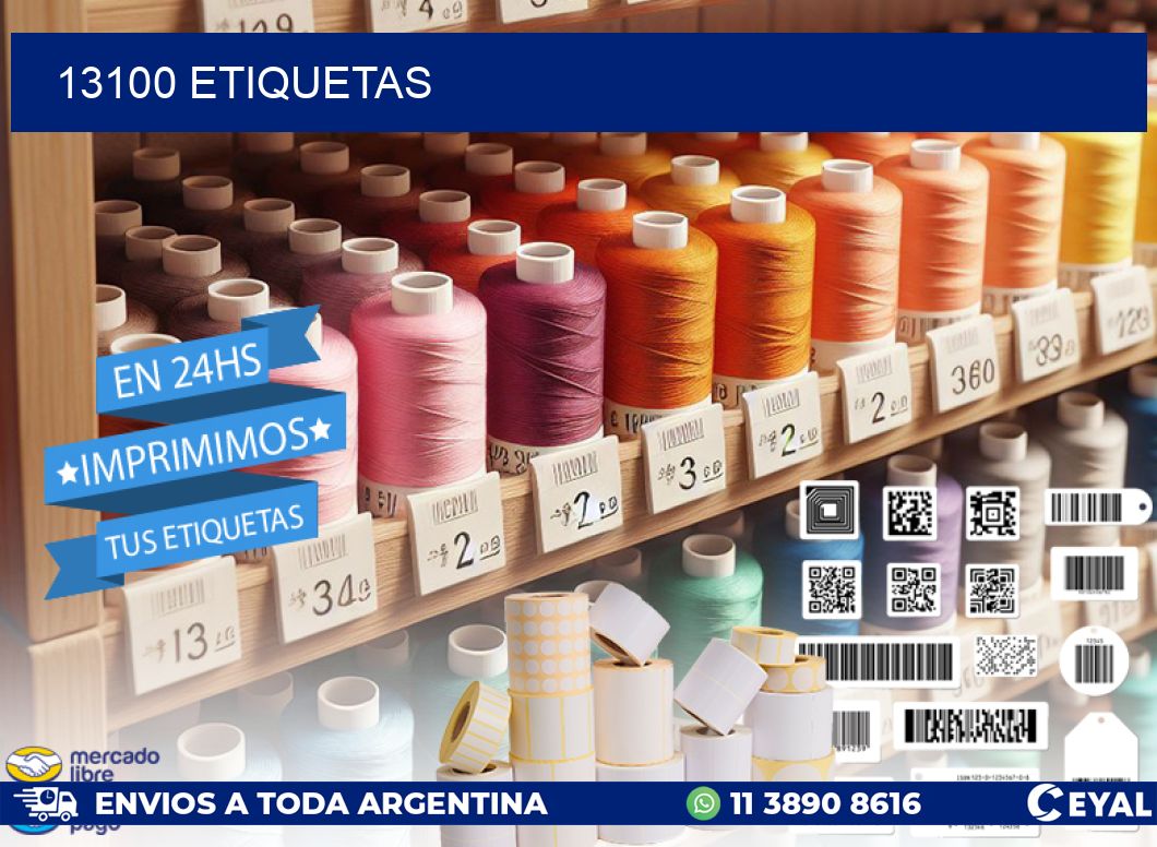 13100 ETIQUETAS