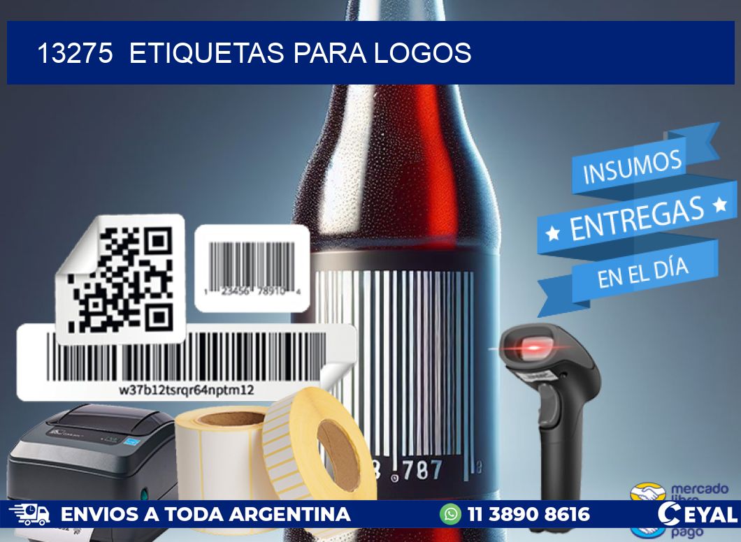 13275  ETIQUETAS PARA LOGOS