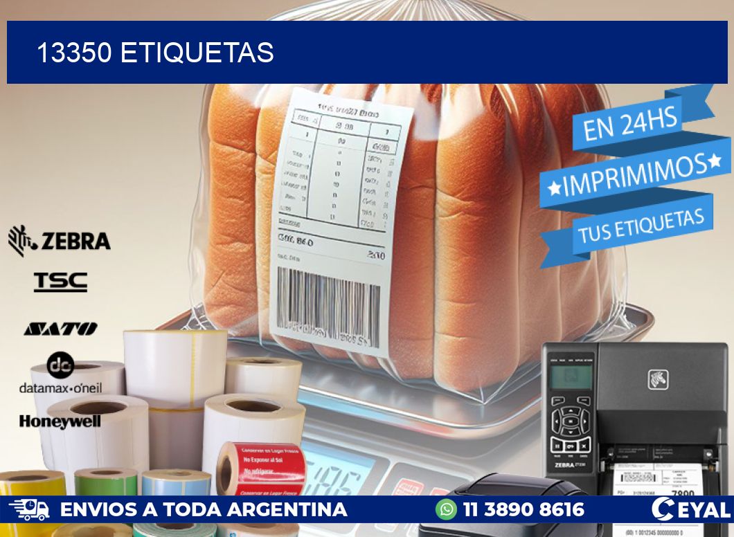 13350 ETIQUETAS