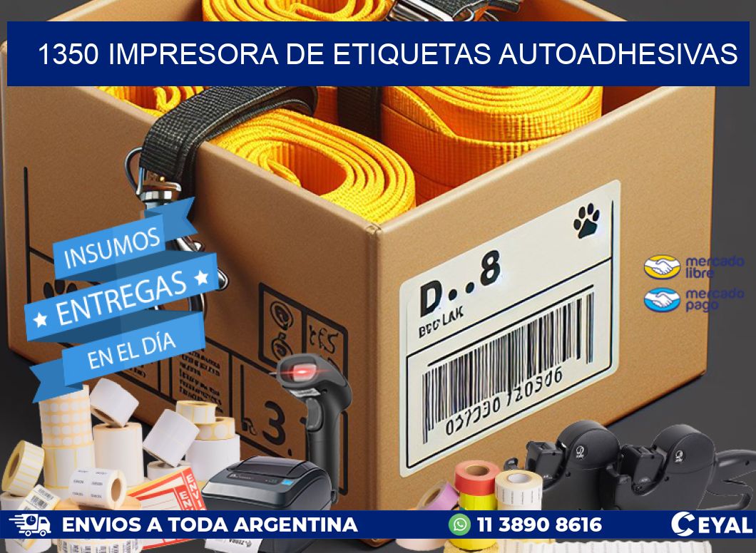 1350 IMPRESORA DE ETIQUETAS AUTOADHESIVAS