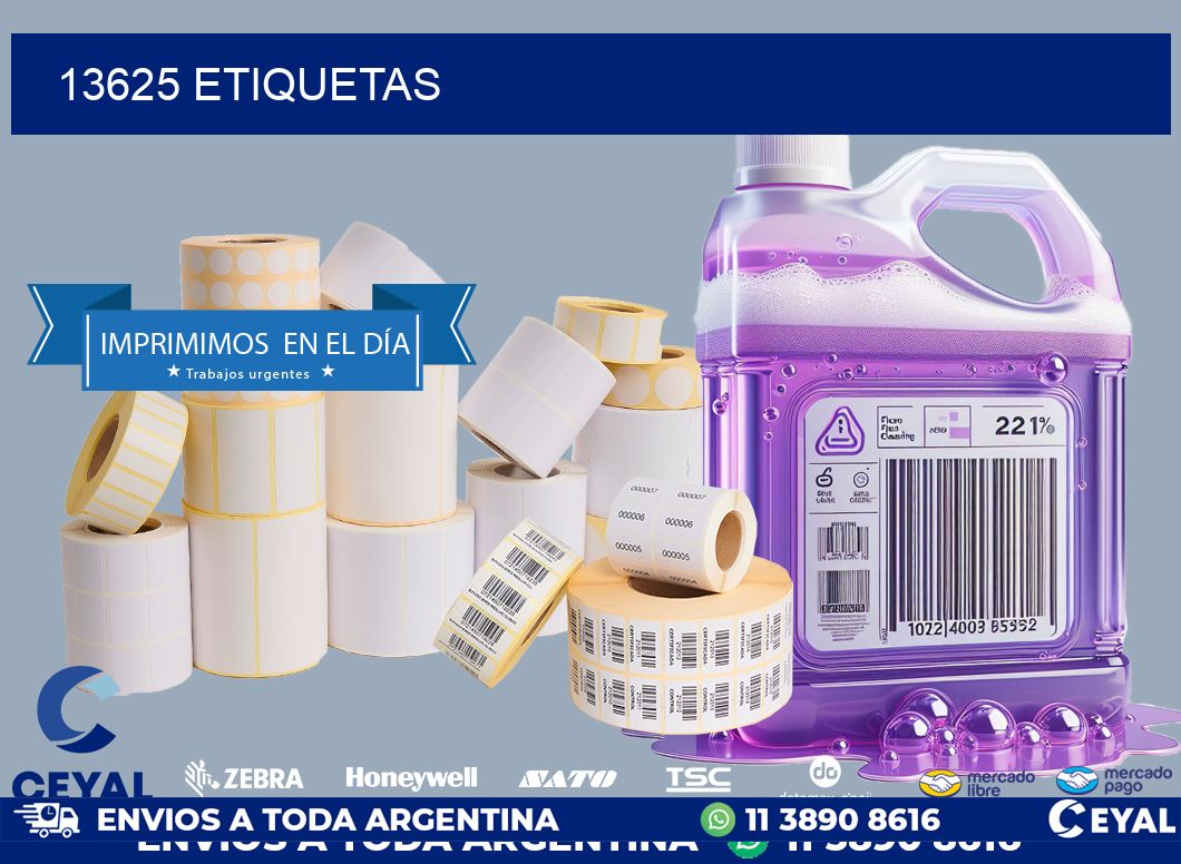 13625 ETIQUETAS