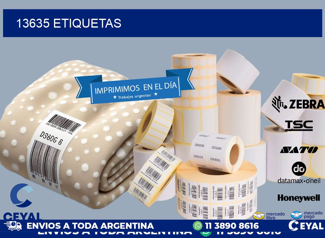 13635 ETIQUETAS