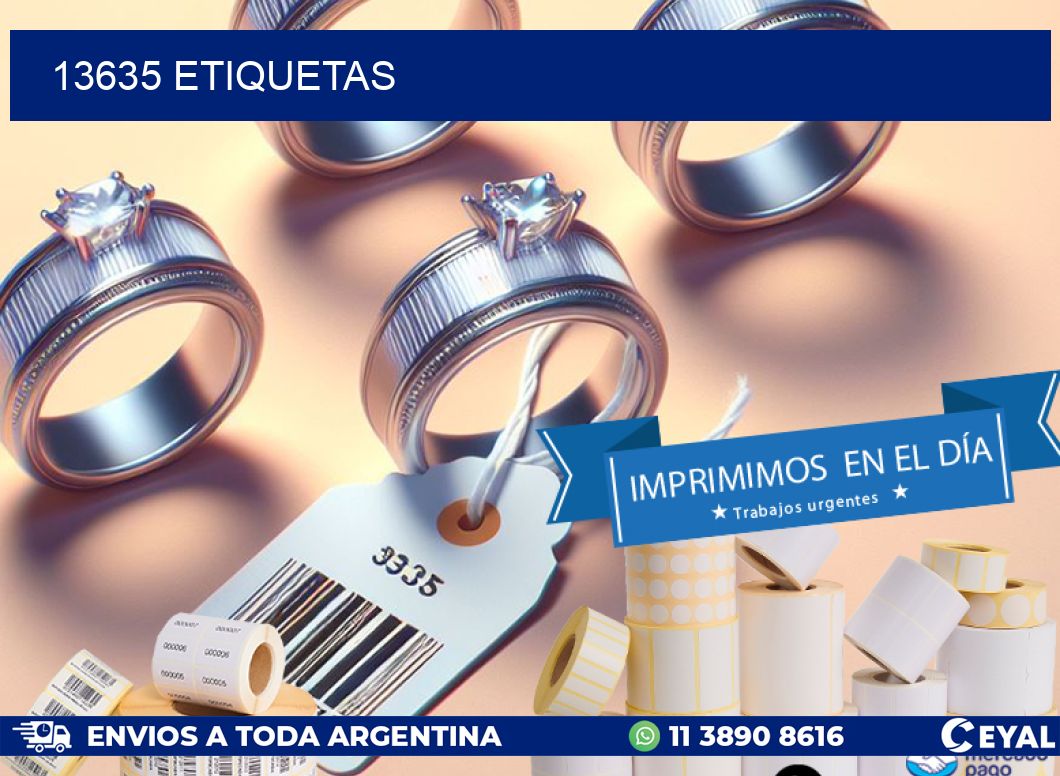 13635 ETIQUETAS