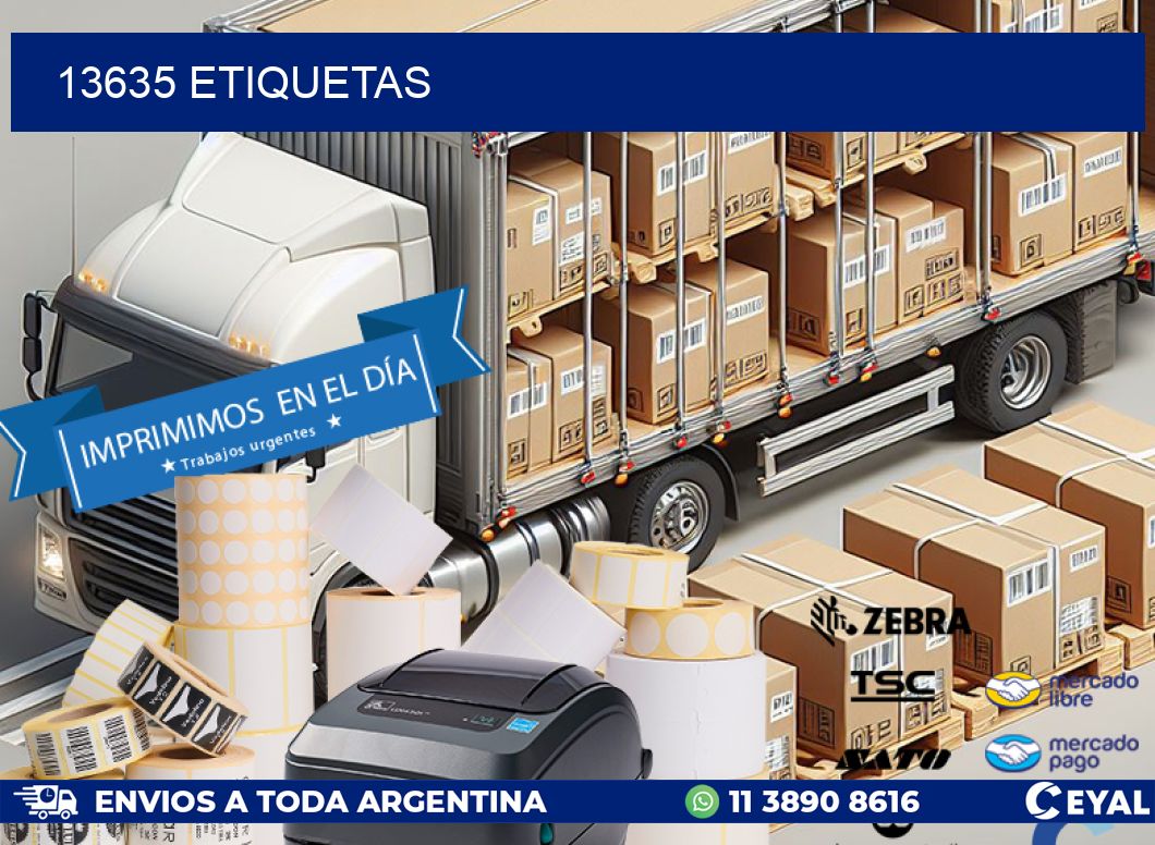 13635 ETIQUETAS