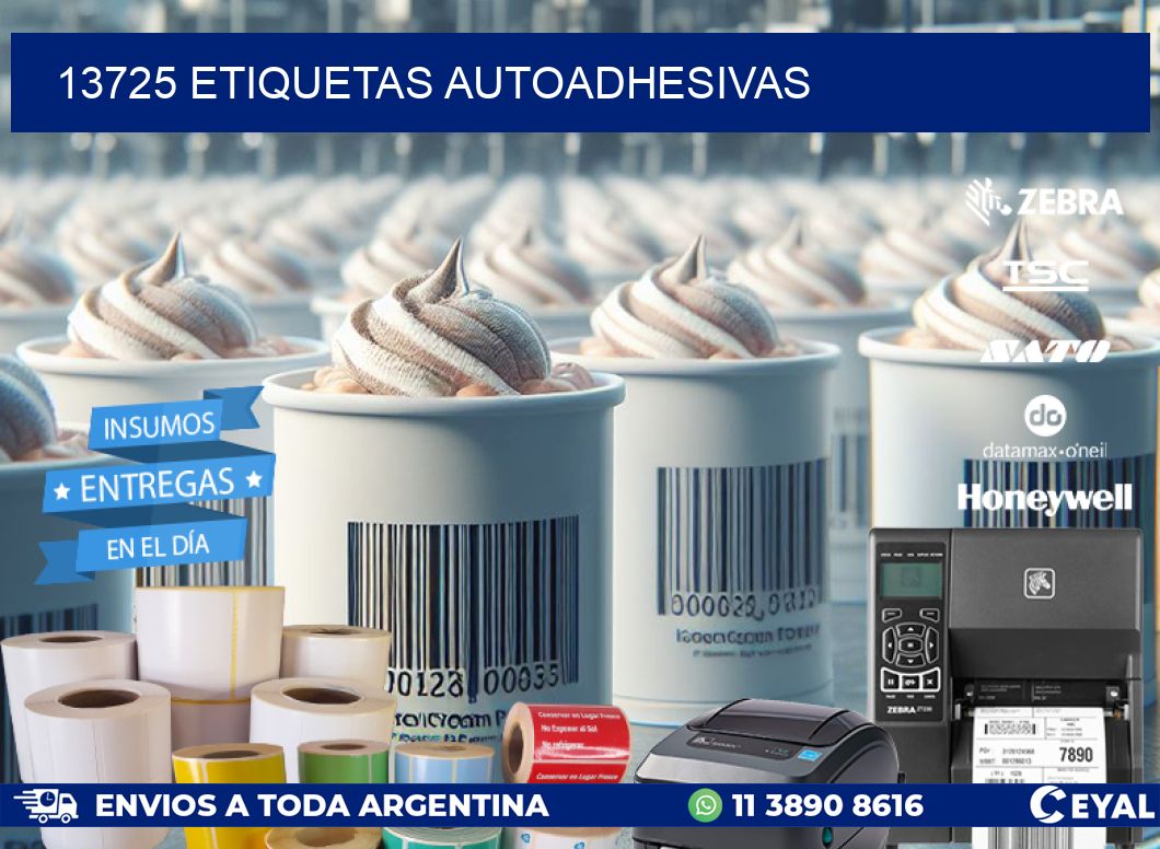 13725 ETIQUETAS AUTOADHESIVAS