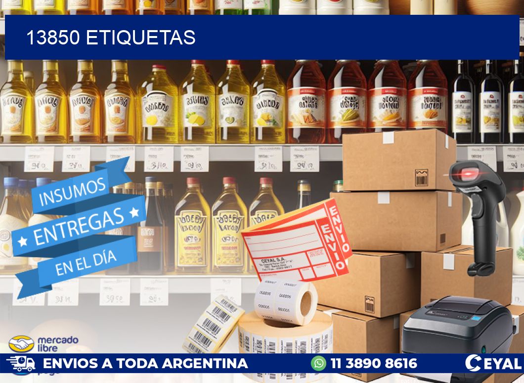 13850 ETIQUETAS