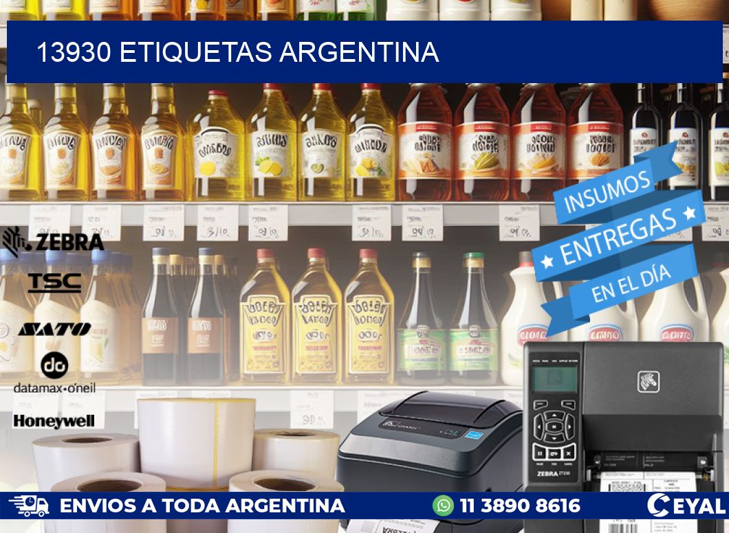 13930 ETIQUETAS ARGENTINA