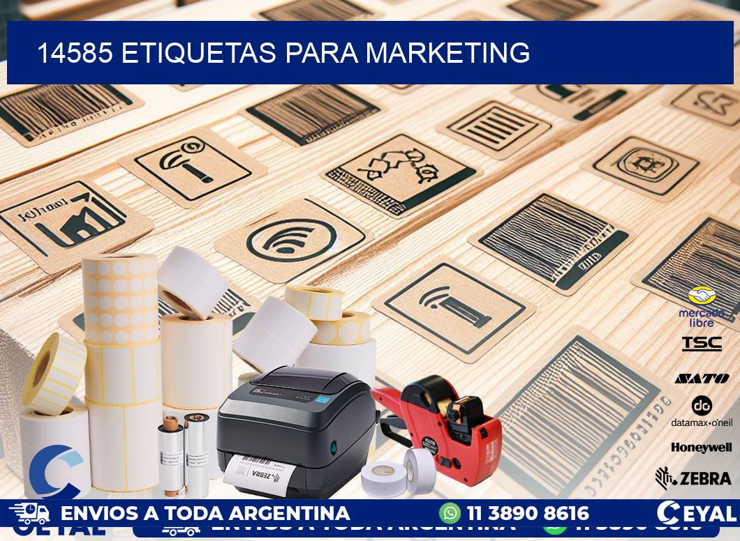 14585 ETIQUETAS PARA MARKETING