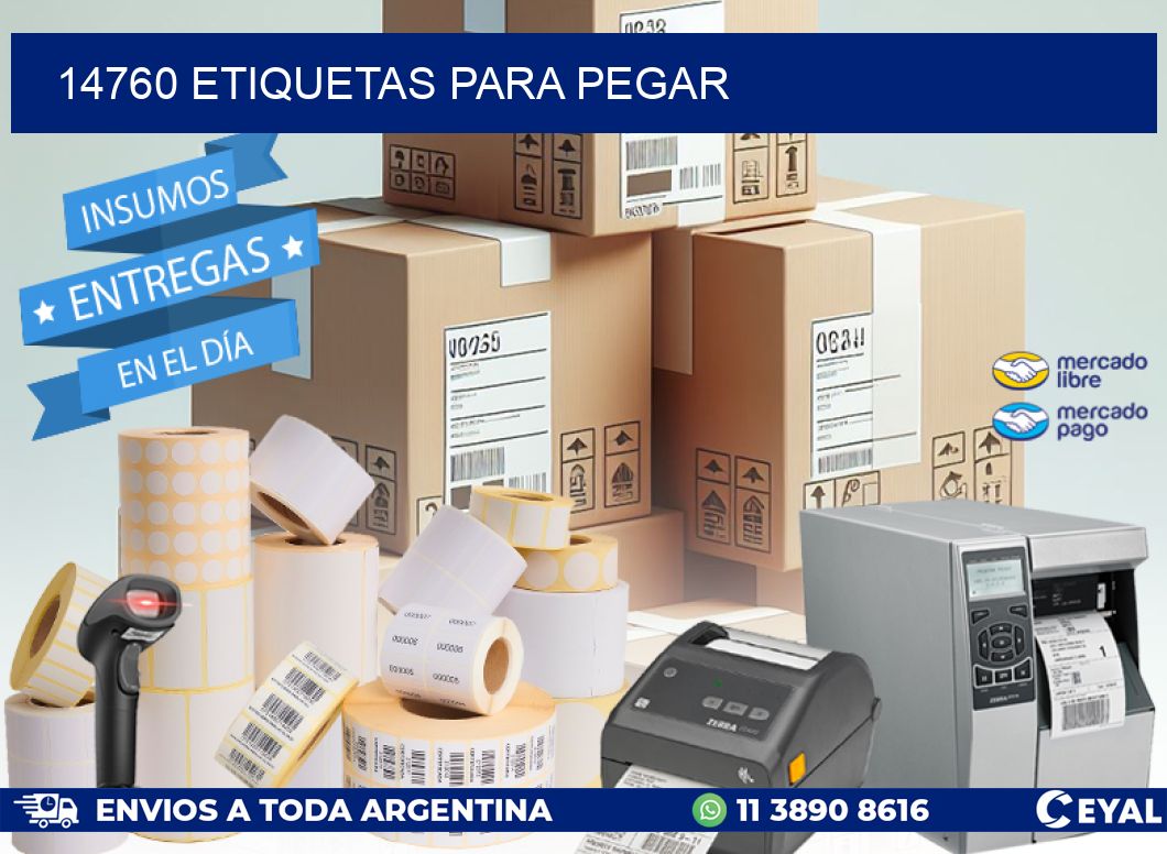 14760 ETIQUETAS PARA PEGAR