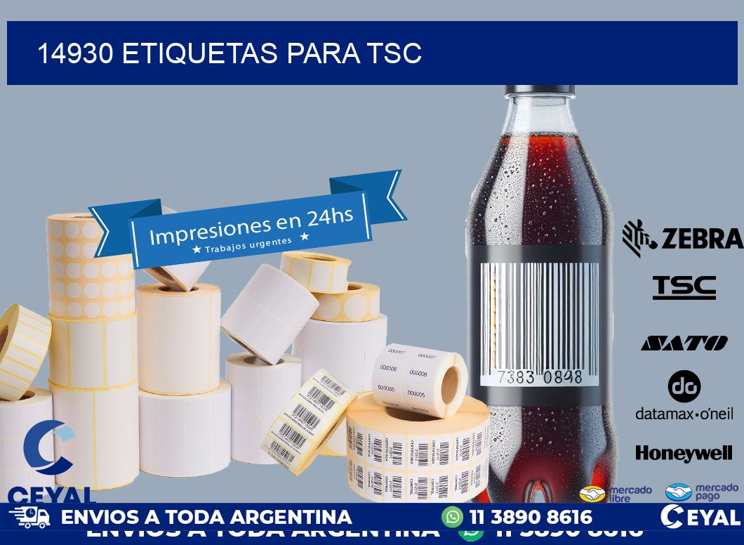 14930 ETIQUETAS PARA TSC