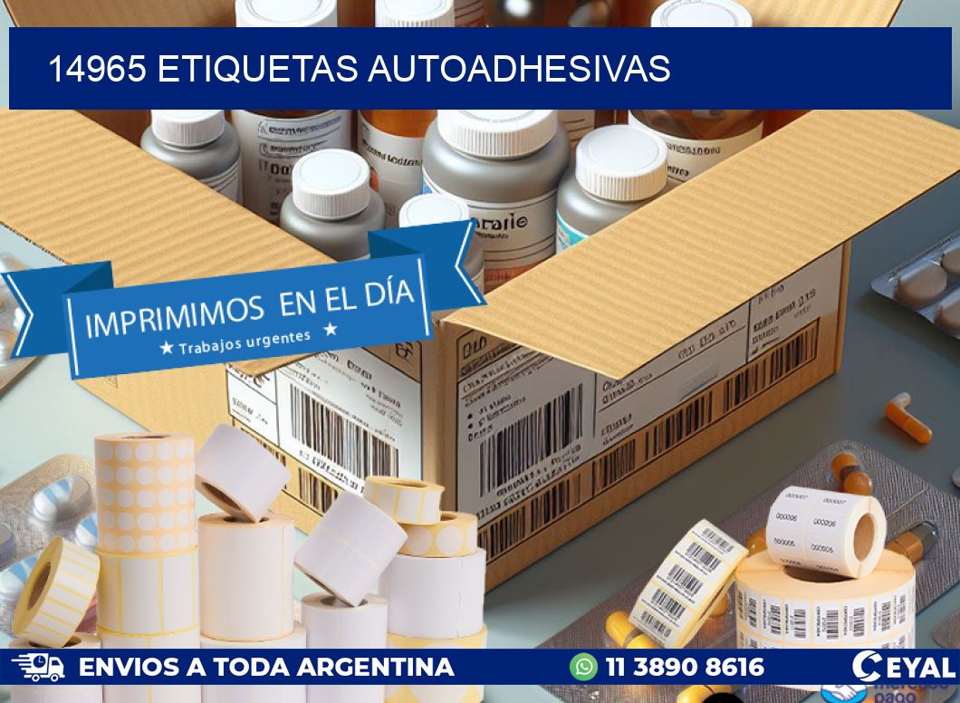 14965 ETIQUETAS AUTOADHESIVAS
