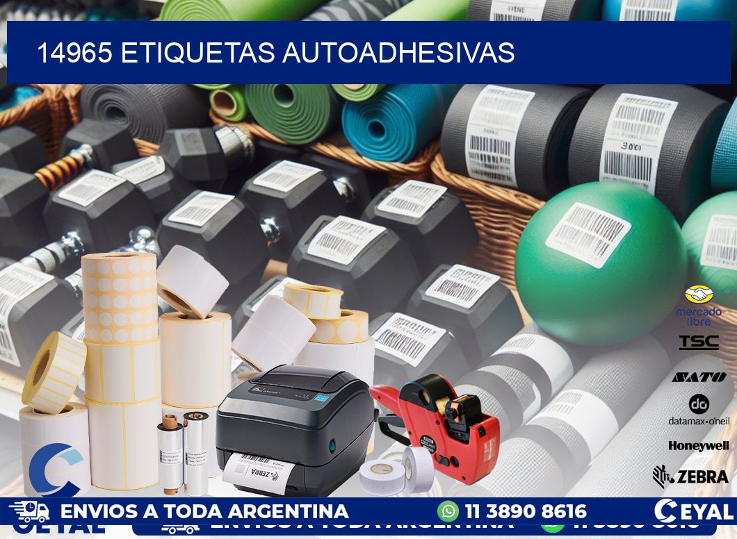 14965 ETIQUETAS AUTOADHESIVAS