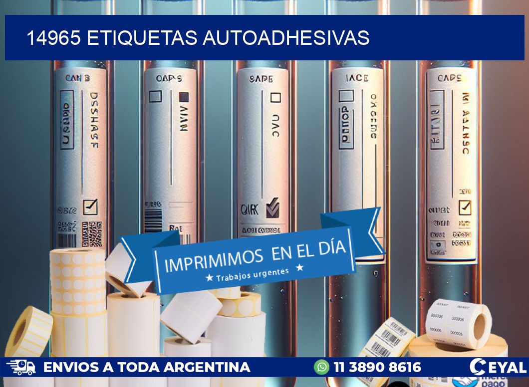 14965 ETIQUETAS AUTOADHESIVAS
