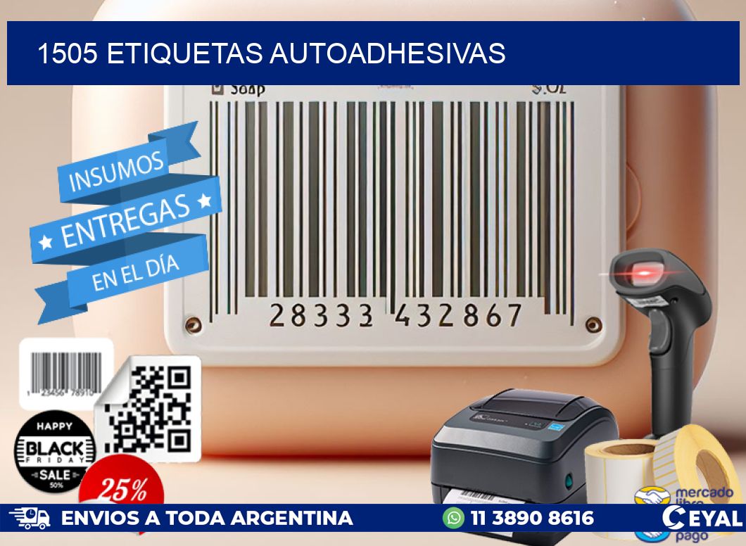1505 ETIQUETAS AUTOADHESIVAS