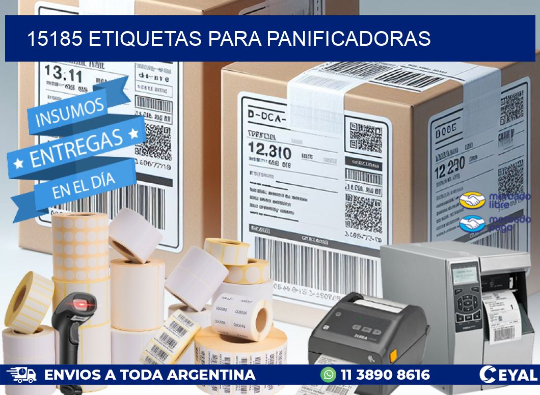 15185 ETIQUETAS PARA PANIFICADORAS