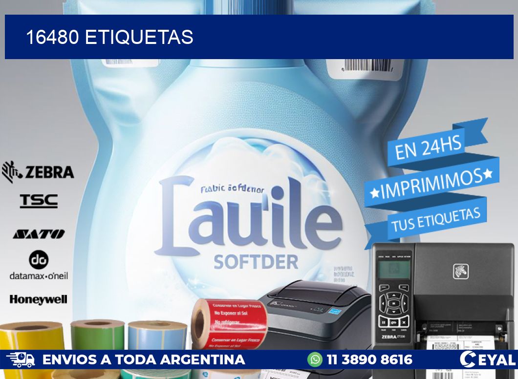 16480 ETIQUETAS