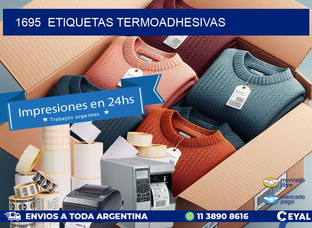 1695  ETIQUETAS TERMOADHESIVAS