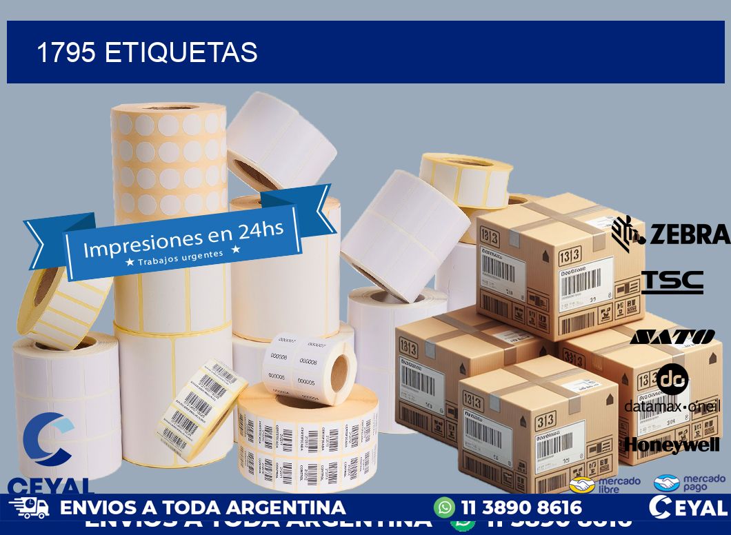 1795 ETIQUETAS