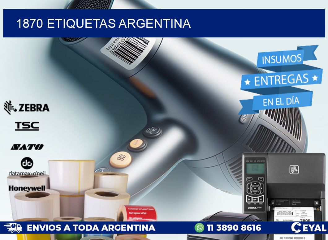 1870 ETIQUETAS ARGENTINA
