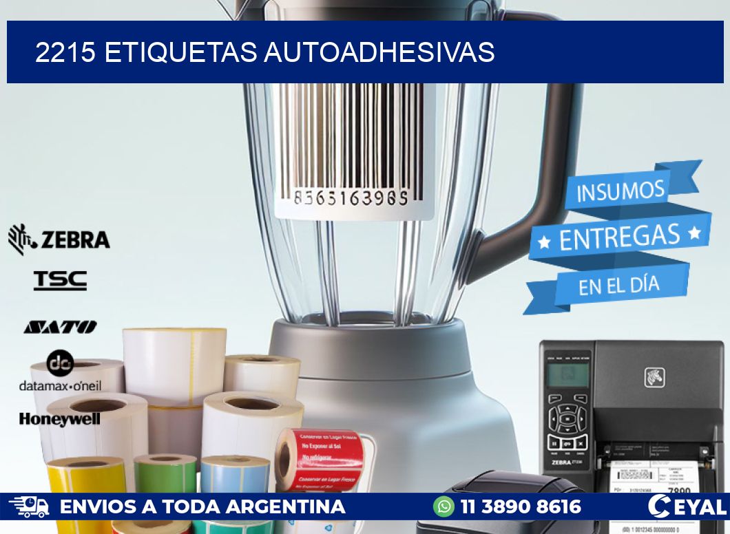 2215 ETIQUETAS AUTOADHESIVAS