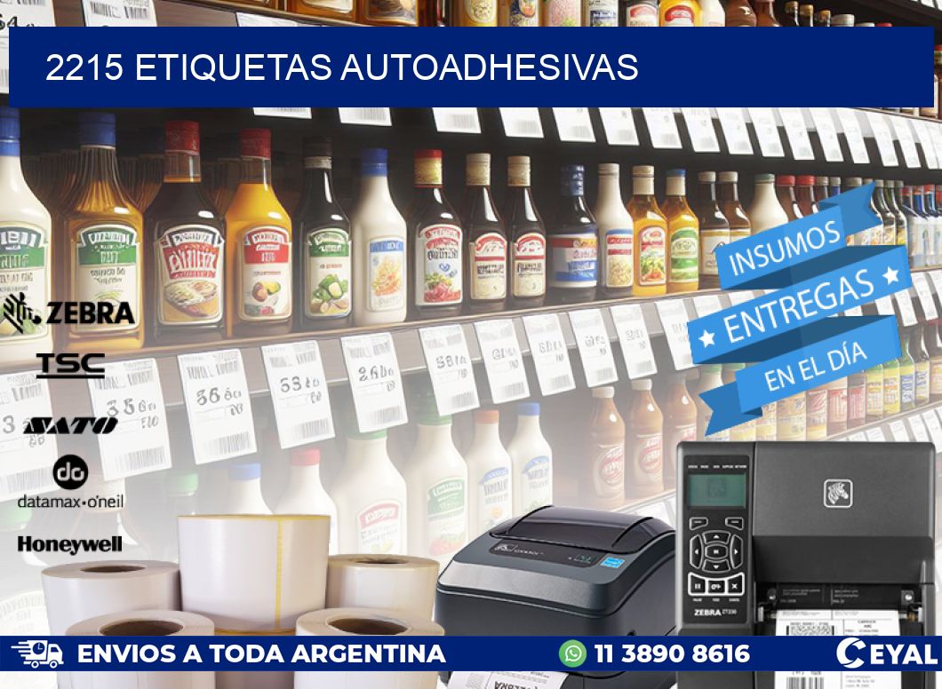 2215 ETIQUETAS AUTOADHESIVAS