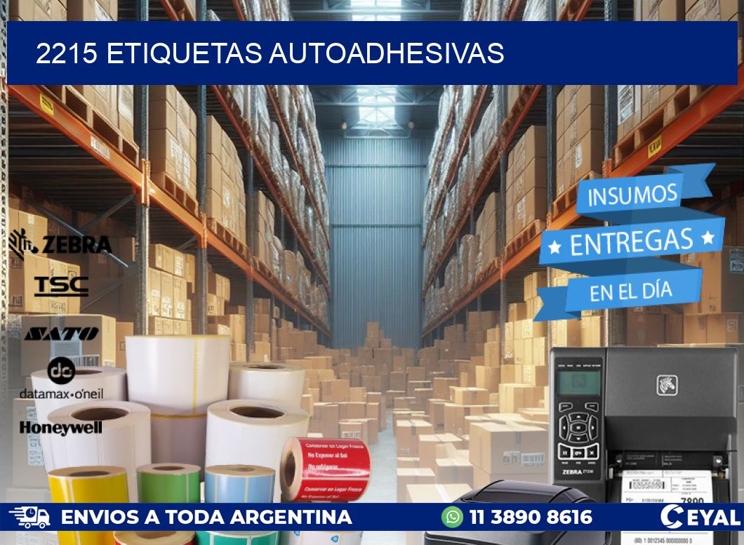 2215 ETIQUETAS AUTOADHESIVAS