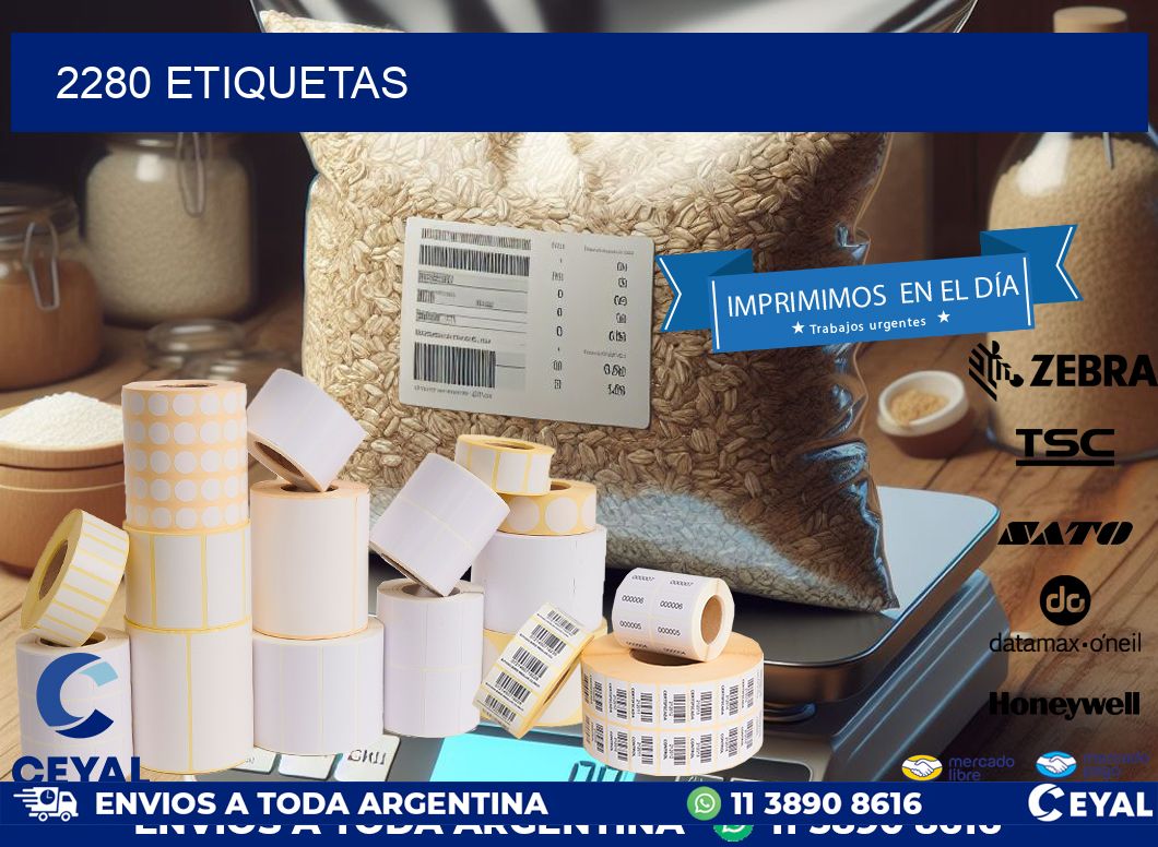 2280 ETIQUETAS