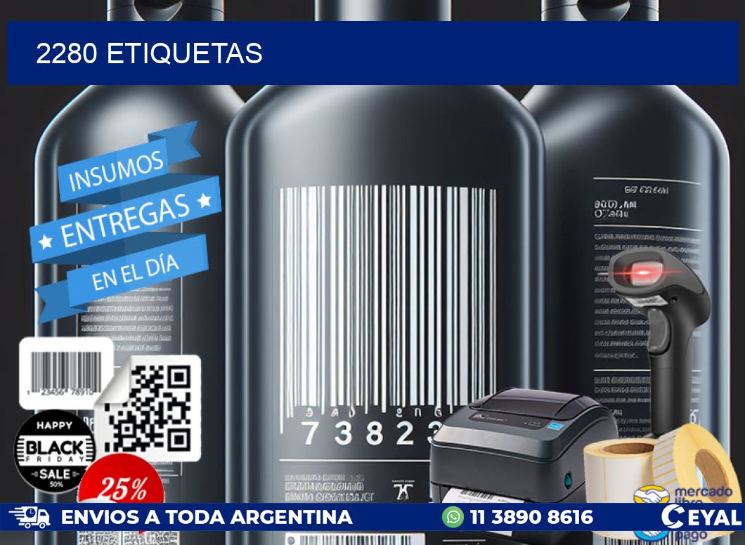 2280 ETIQUETAS