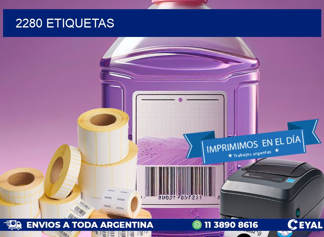 2280 ETIQUETAS