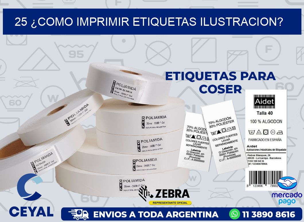 25 ¿COMO IMPRIMIR ETIQUETAS ILUSTRACION?