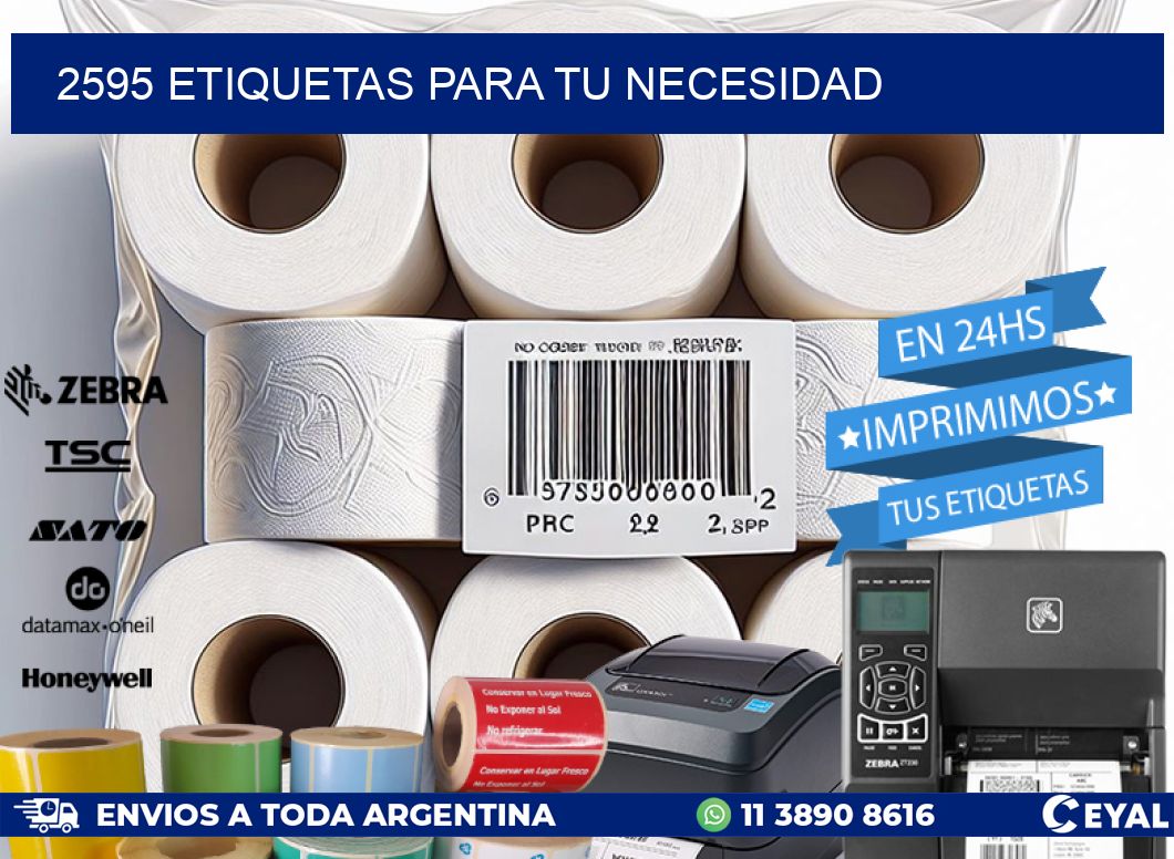 2595 ETIQUETAS PARA TU NECESIDAD