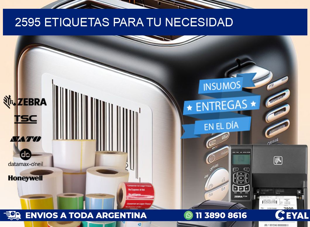 2595 ETIQUETAS PARA TU NECESIDAD