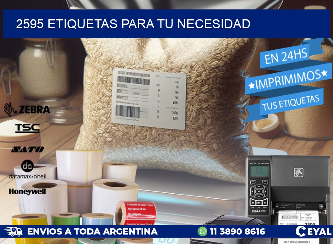 2595 ETIQUETAS PARA TU NECESIDAD