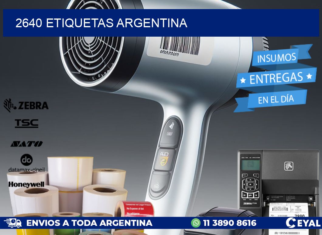 2640 ETIQUETAS ARGENTINA