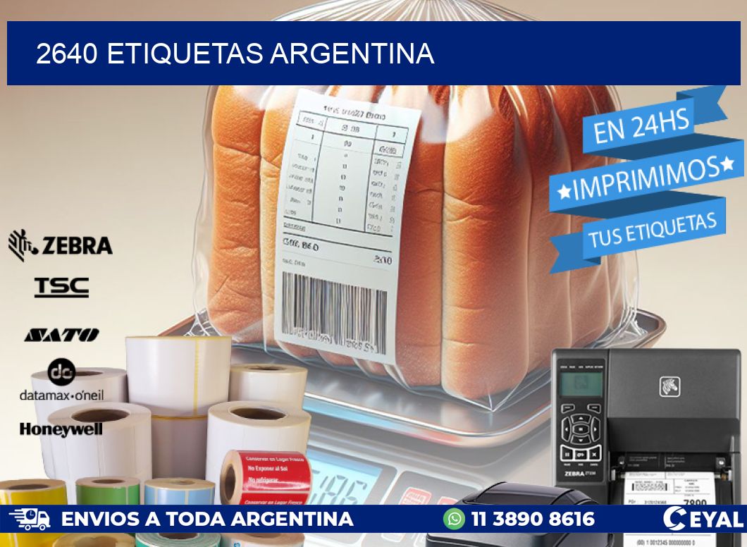 2640 ETIQUETAS ARGENTINA