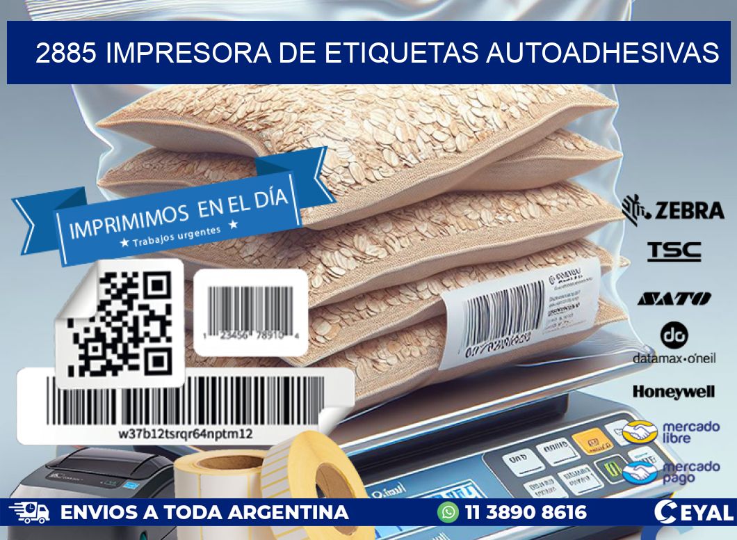 2885 IMPRESORA DE ETIQUETAS AUTOADHESIVAS