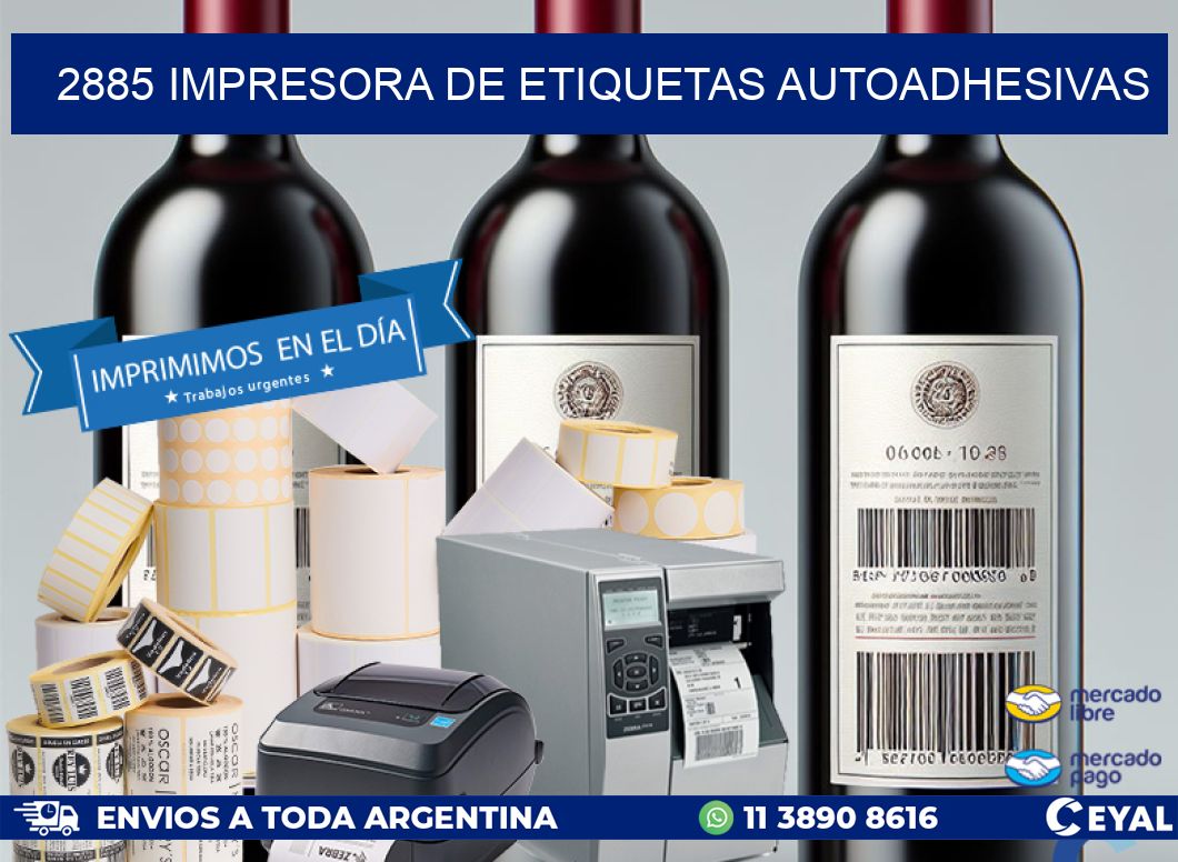 2885 IMPRESORA DE ETIQUETAS AUTOADHESIVAS